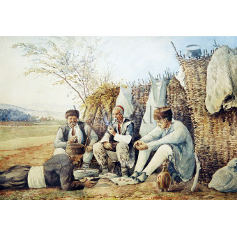 РЕПРОДУКЦИИ НА КАРТИНИ  Софийски селяни - въглищари (1901)